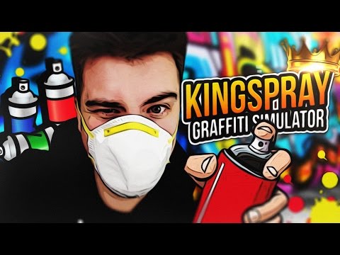 WIRTUALNE GRAFFITI! | Kingspray Graffiti VR (HTC Vive Virtual Reality)